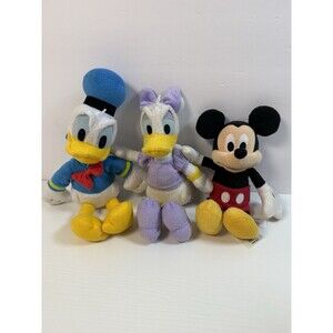 Disney Junior Donald, Daisy, Mickey Noise 9" Plush
